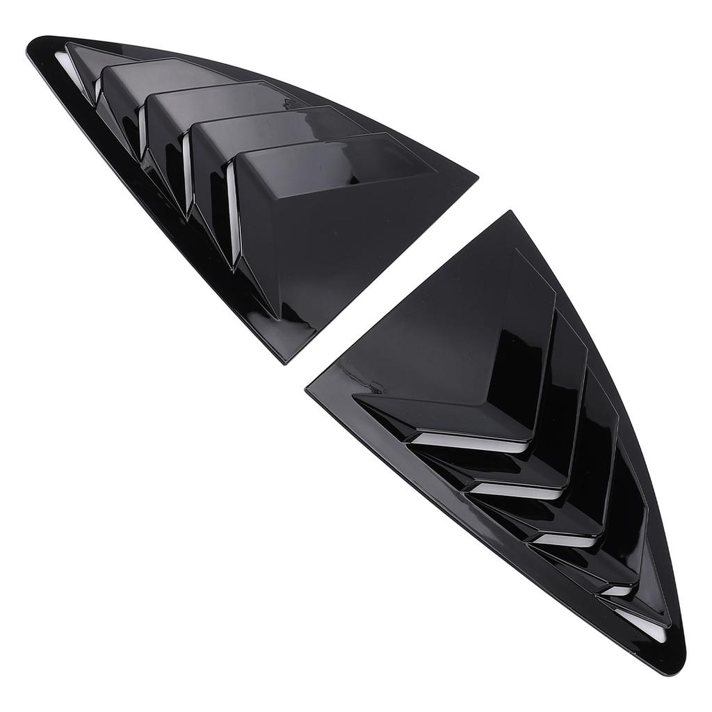 P of Rear Side Window Louver Vent Left Right Window Shutter Cover Trim Replacement for 6 2013-2020