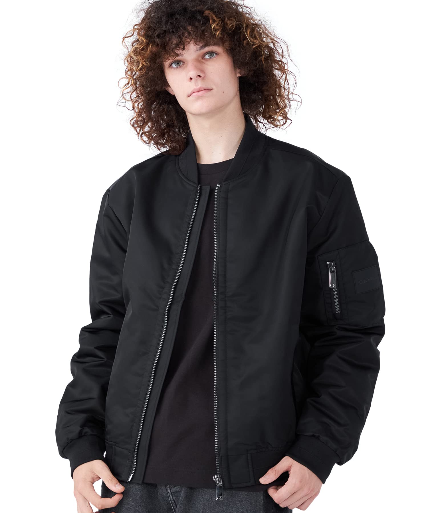Calvin Klein Lightweight Bomber Jacket K109907 S CKBLACKBEH