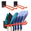 Wall Hook Gardening Tool Storage Rack Wall-mounted Sturdy Garage Storage Hook Multifunctional Large Capacity Yard Tool Rack