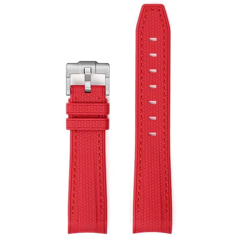 Cinturino per Omega X Swatch Joint MoonSwatch Cinturino per Seamaster 300 Uomo Donna 20mm Gomma Silicone Estremità Curva Braccialetto da Polso