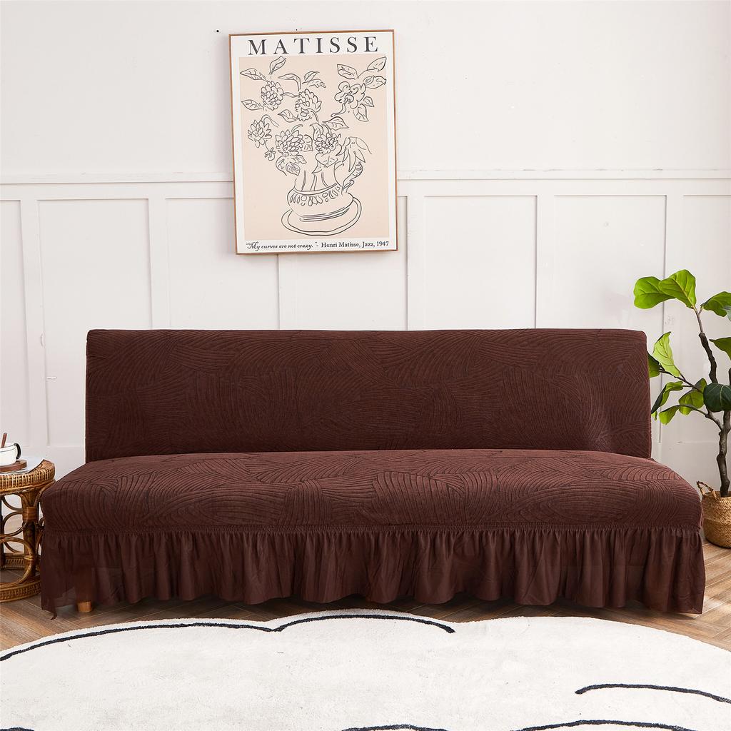 Amazon Versiune Engleză Canapea Pat Fără Brațe Fustă Cationic Iarnă Îngroșat Husă Canapea