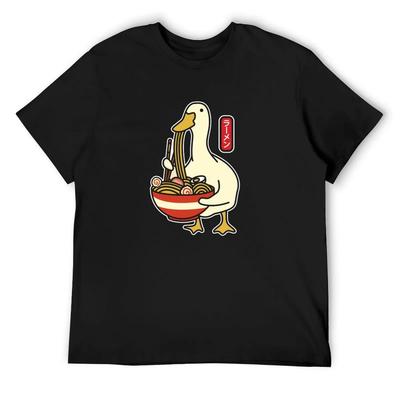 Goose Ramen Noodles T-Shirt Blouse Basketball Graphic Tees Anime Kawaii Clothes Mens T Shirt Graphic