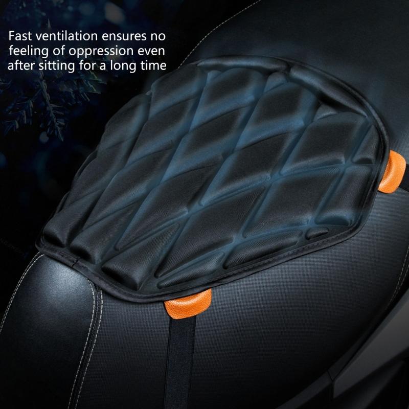Cuscino Sedile Confortevole Spesso Copertura Traspirante Coprisedile per Moto Ammortizzante Cuscino Sedile Accessorio Moto