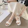 Fashion Platform Pearl 2025 Luxury Sandals for Women Summer Offers New Breathable Fashion Woman Shoes The Best Footwear on Offer Sales