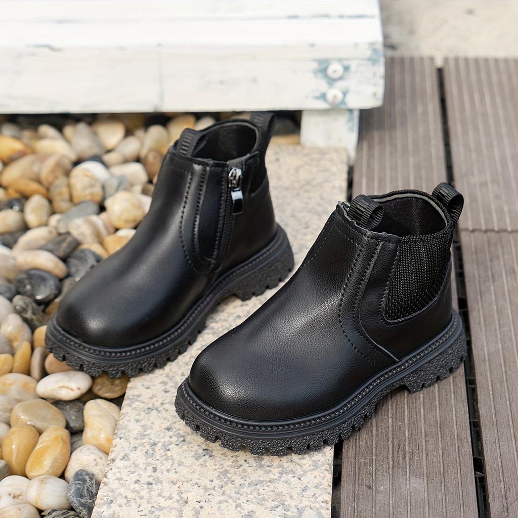 [Non-slip Boots] Boots with Side Zipper | Non-slip, Wear-resistant | for Girls | Autumn and Winter