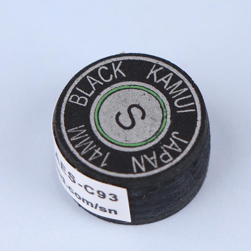 1Pc 14Mm Ss/S/M/H Cue Tip Quality Pool Billiard Leather Cue Tip Nine-Ball Cue Head Snooker Cue Tip Billiard Accessories