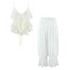 European Style Spring Women's Ruffle Slim Fit Camisole