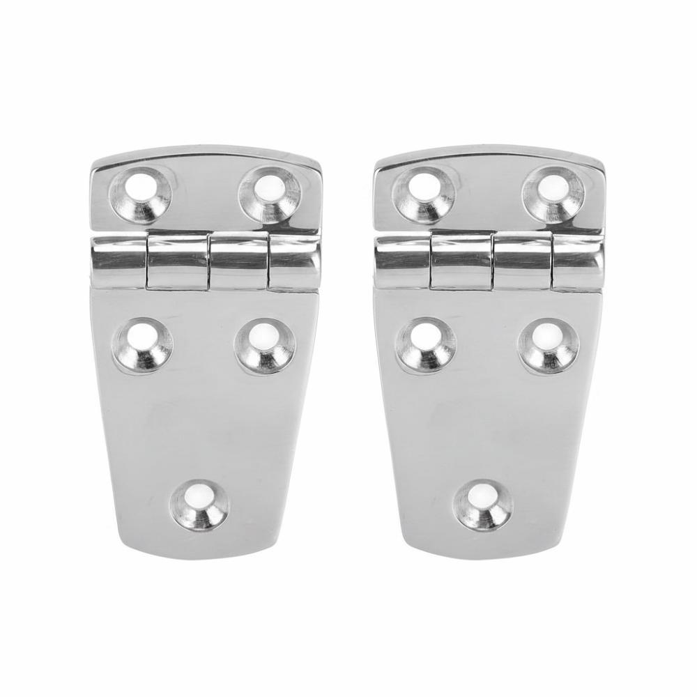 

2pcs 5 Holes Door Hinge 316 Stainless Steel Heavy Duty Hinges Universal Hardware Mount Boat