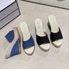 Fashion Women Sandals Chunky Platform Sandals with Wedge Heel Open Toe Summer Shoes