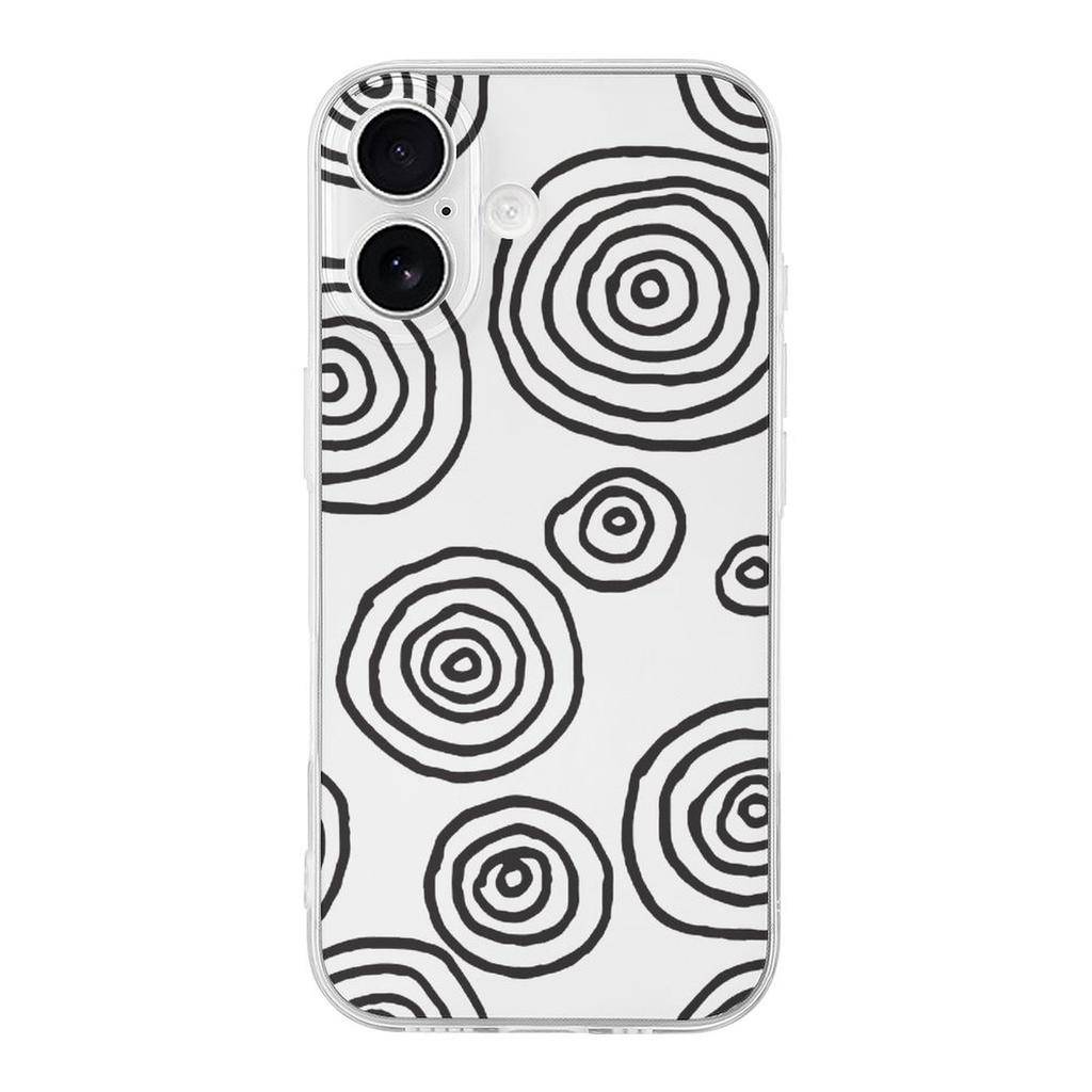 1 Pack Pour Série iPhone 17 Coque de Téléphone en TPU Design Flexible Doux Brillant, Protection Quotidienne