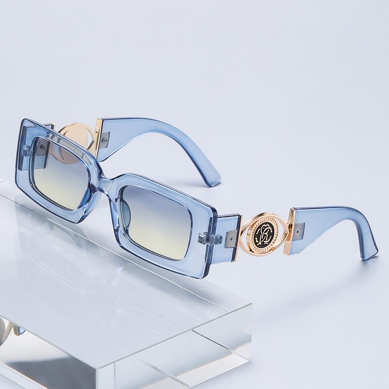 New Square Small Frame Sunglasses For Women Street Photography Glasses Fashion Square Modern Sunglasses Jh3033