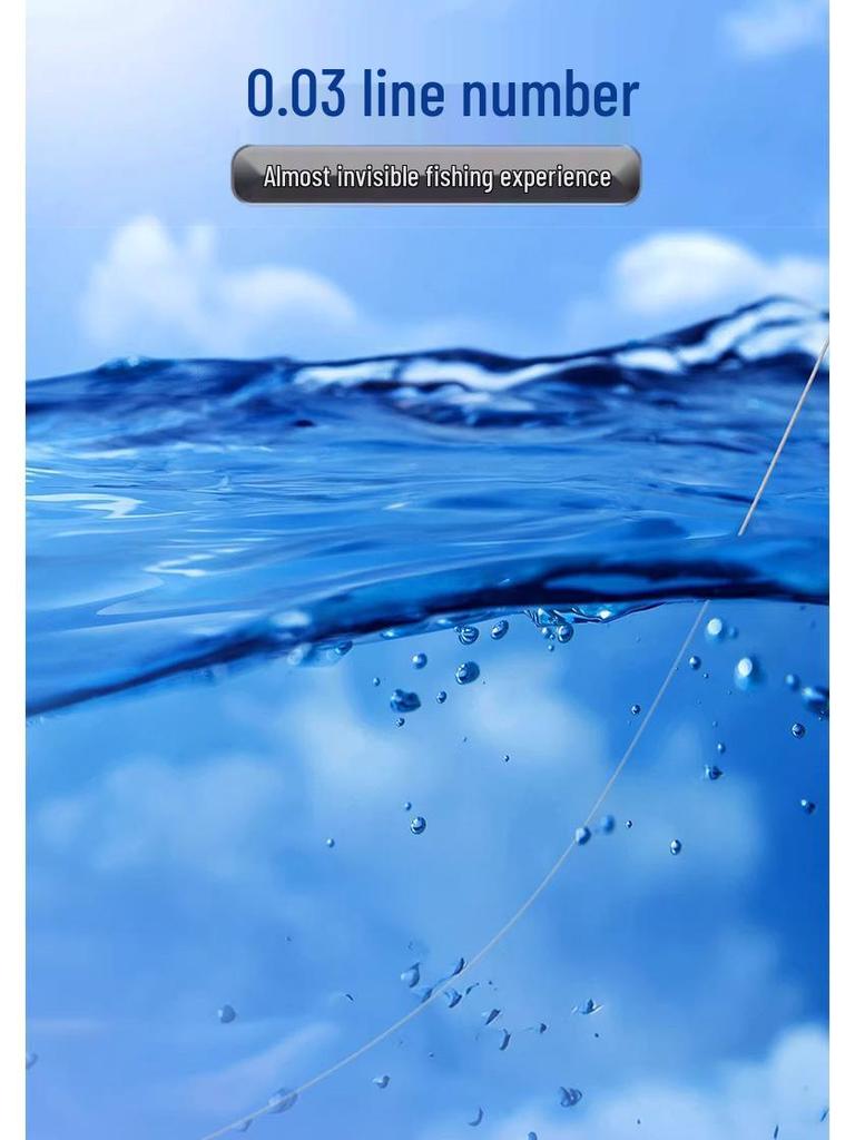 Ultra-Fine Wear-Resistant High-Tensile PE Fly Fishing Line with Soft Horsehair Leader