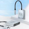 Dual USB C AR Glasses Charging Adapter AR Glasses Hub Seamless Multi-Device Fast Charging Hub & Charging Adapter for Switch PC