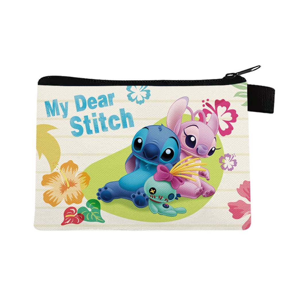 Cartoon Oxford Cloth Coin and Card Holder with Multiple Patterns