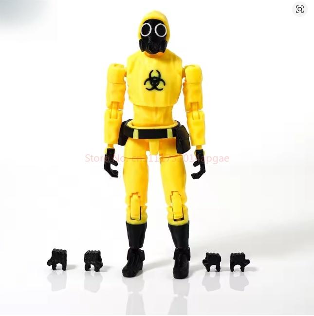 2026 Super 3d Backrooms Fuga Tuta Hazmat Action Figure Stampata 3D Modello da Collezione Decorazione a Tema Gioco Per Collezionisti Adulti Giocattolo