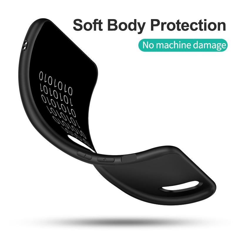 Black tpu Case For Huawei Y9S Y6S Y8S Y5P Y7P Y8P y7 Y5 lite Prime 2018 Y6 2019 Cover Coding Programming Codes Code