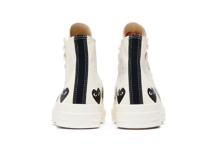 Comme des Garçons PLAY x Converse Chuck 70 High 'Multi Heart - Milk Bl