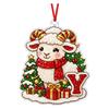 Christmas Cute Pet 2D Acrylic Hanging Ornament for Holiday Tree Decor