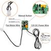 Placă de circuit imprimat și comutator de înlocuire pentru upgrade 2025 10-04301k-v1.6,10-04301K,10B04301K, Compatibil cu modelele de ventilatoare de acoperiș pentru rulote MaxxFan MaxxAir