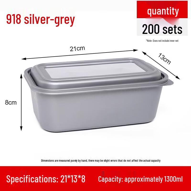Disposable Double-Layer Takeaway Lunch Boxes
