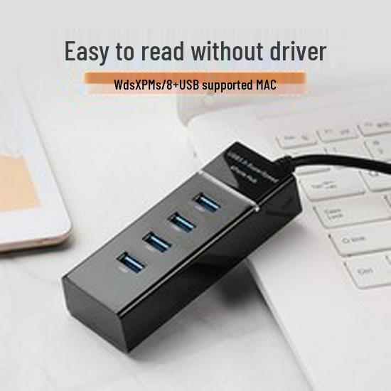 USB 3.0 High-Speed 4-Port Hub Splitter Expander