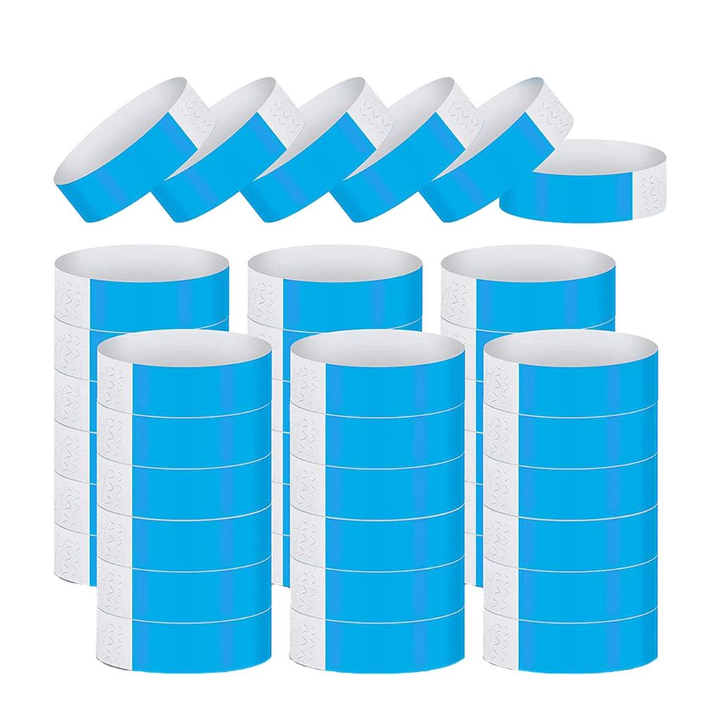 600Pcs Paper Wristbands ID Bands Party Wristbands for Clubs Party Bars