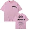 French Rap Pnl Dans La Legende Album Product T-shirt Women Men Hip-hop Short-sleeved High-quality Cotton T-shirt