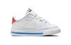 Nike Court Legacy Abrasion Resistant Slip Resistant Low top Toddler Shoes White Red Infant And Toddler FB7781-100