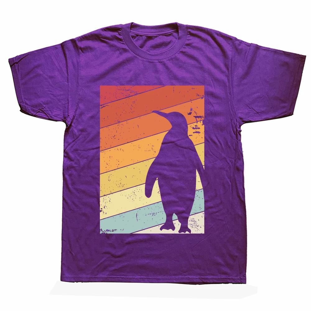 Penguins of the World Funny Animals Cute Penguin Tee Tops Round Neck ShortSleeve Fashion Tshirt Clothing Casual Basic Tshirts