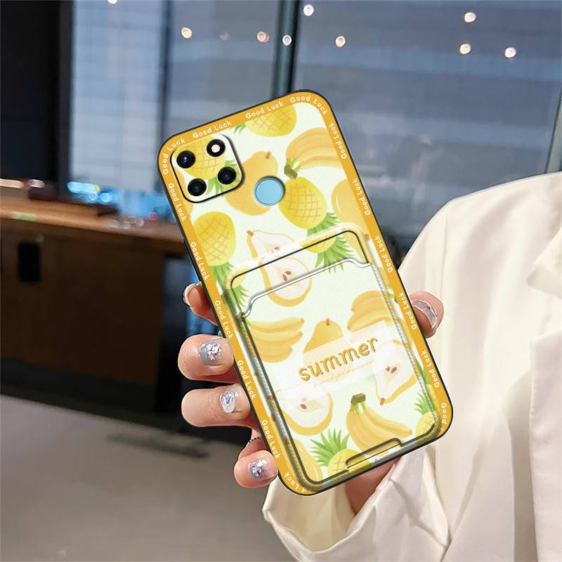 Full wrap Soft case Phone Case For OPPO Realme C21Y/C25Y Waterproof Anti-knock Durable Graffiti Anti-dust Fashion Design