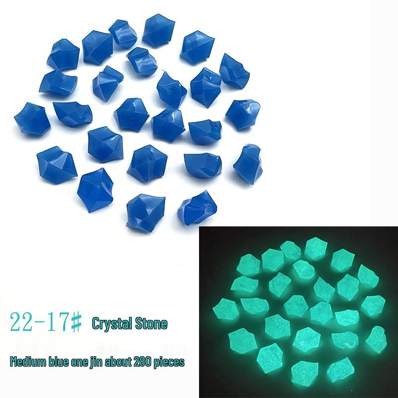 Colorful Luminous Plastic Stones: Children's Gemstone Digging Game & Fish Tank Decoration