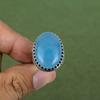 Aquamarine Ring 925 Sterling Silver Ring Handmade Ring Aquamarine Gemstone Jewelry Latest Design Ring Anniverary Gift Available In Ring Size