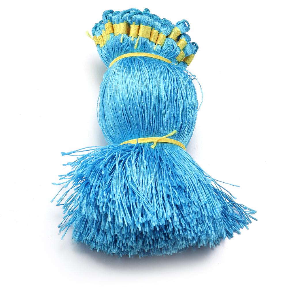100pcs/lot Big Hanging Tassel Colorful Tassel For DIY Craft Jewelry Making Souvenir Bookmarks Chinese Knots Decor Accessories