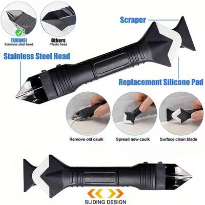 5-in-1 Silicone Scraper Sealer Soft Remover Tool Set Calafate Finish Soft Slurry Kit Decoration Sewing Tools Slurry Scraper