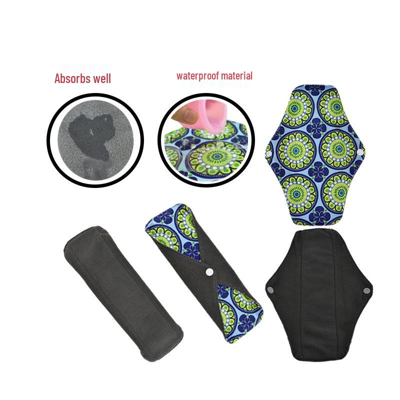 Bamboo Charcoal Washable Panty Liners - Reusable Leak-Proof Pads for Elderly & Postpartum Incontinence