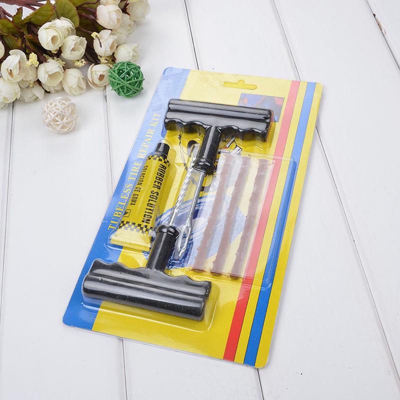 Motorcycle & Car Tire Quick Repair Kit - 6-Piece Strip Set