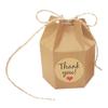 50 Stuks Zeshoekige Snoep Traktatie Doos Prachtige Cadeau Verpakking Doos voor Bruiloft Verjaardagsfeest Babyshower