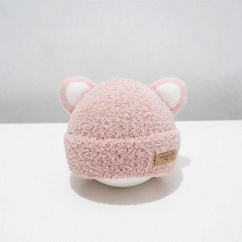 Baby Hat Winter Baby Boys and Girls Plush Hat Knitted Warm Ear Protection Autumn and Winter Children's Wool Hat