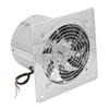 6 Inch Metal Exhaust Fan with Switch and Check Valve 500m³ h Wall Mounted Vent Fan for Garage Kitchen Bathroom Chicken
