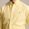Polo Ralph Lauren Solid Color Pony Embroidered Point Collar Long Sleeve Shirt Men Shirts Yellow MNPOWOV16823529-700