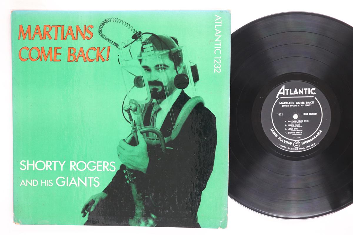 

LP Record SHORTY ROGERS Martians Come Back 1232 ATLANTIC 1956 US Jazz Used