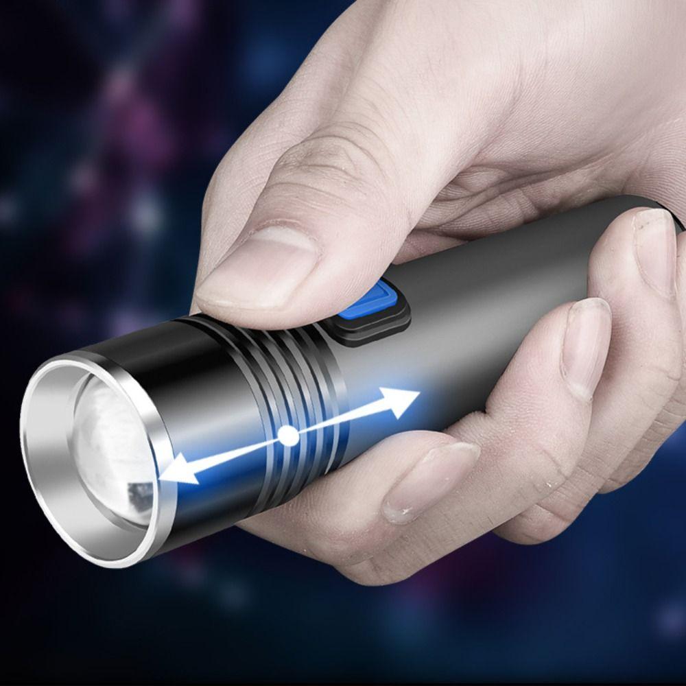 

Zoomable UV Flashlight Rechargeable Ultra Violet Light Torch Pet Urine Detection