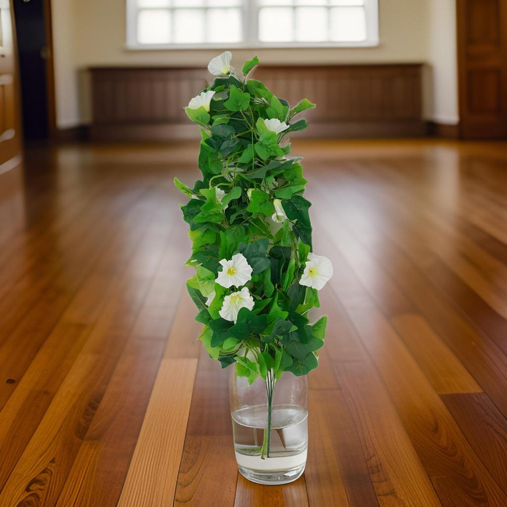 Artificial Hanging Vine DIY Decor Fake Morning Glory