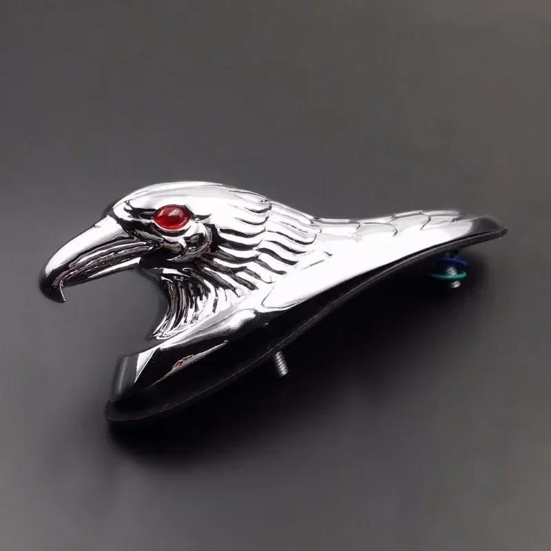 Motorcycle AccessoriesCruising Prince Scooter Women's Mounted Car Modified Front Fender Decoration Eagle Head Universal