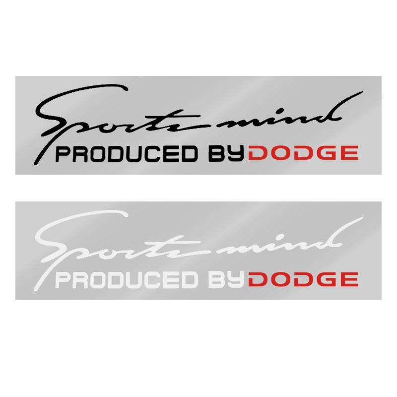 1 st Biltyg Front Strålkastare Ögonbryn 3D Klistermärke Dekor Sport Design för Dodge SXT Challenger Charger RAM Stratus Dart Dakota Charger Avengr Durango