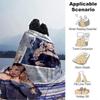 1Pc Starlit Glamour Portrait Blanket Soft Throw Blanket For Home Bedroom Bed Sofa Travel Office Solid Christmas Blanket