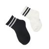 5 Pairs Student Sports Socks Cotton Soft Long Tube Socks Absorbing Sweat Girls Boys Baby Black White Tube Socks 1-13 Years
