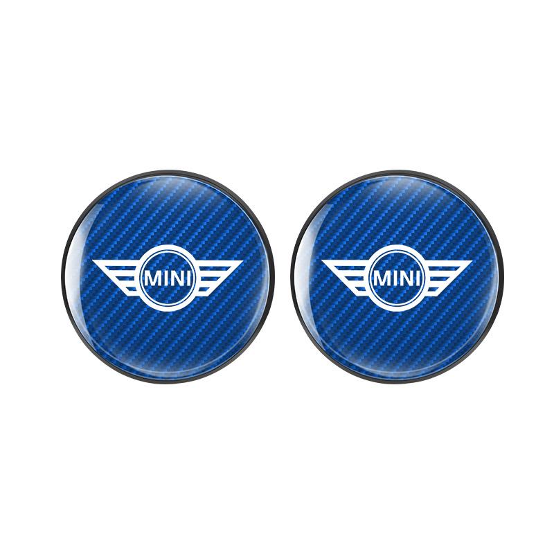 Carbon Fiber Non-slip Water Cup Mat Car Silent Coaster For BMW Mini Cooper Countryman Clubman R55 R56 R60 F54 F55 F56 Sticker RE4
