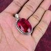 Garnet 925 Solid Sterling Silver Pendant, Handmade Gemstone Pendant Jewelry, Gifts For Wife Brand New Pendant
