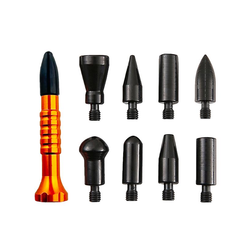 Factory Direct Sales Accept Customized Orders Car Dent Repair Tool Tapping Pen Bring 8 Replacement Heads DIY Dent Remover